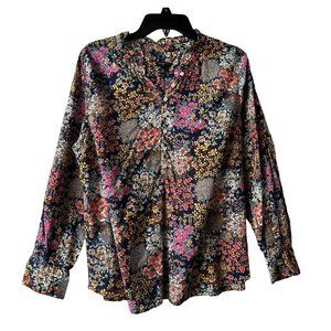 Talbots Floral Multicolor Blouse